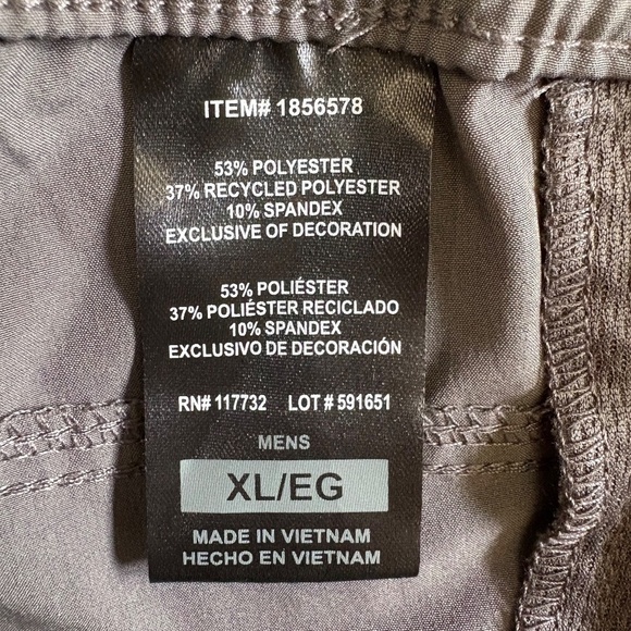 Soybu Men's Woven Joggers/Pants, Zippered Pockets, Gray, XL NWT - Picture 15 of 16